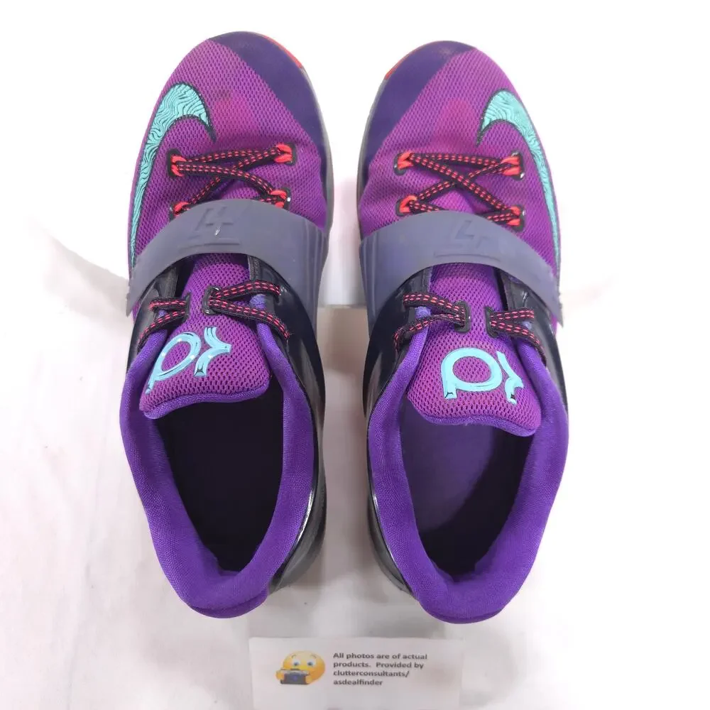 Nike KD VII 534 Athletic Lace Up Shoe Youth Boys Size 6.5 669942-500 Purple